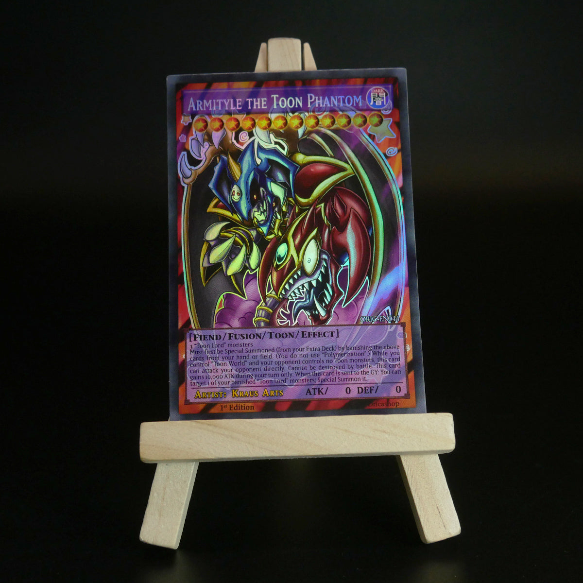 Yugioh ORICA 4x-Set: Toon Sacred Beasts (HOLO) Full-Art | Raviel Hamon Uria