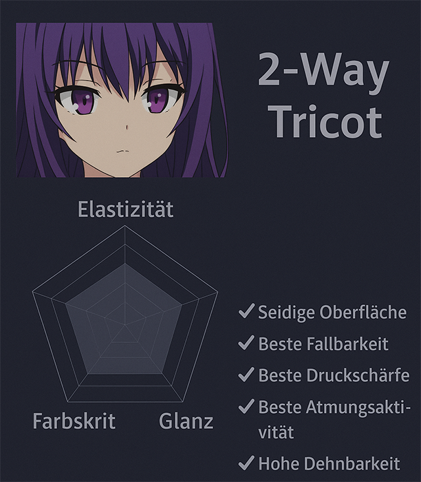2-Way Tricot – #1 Dakimakura Fabric Worldwide