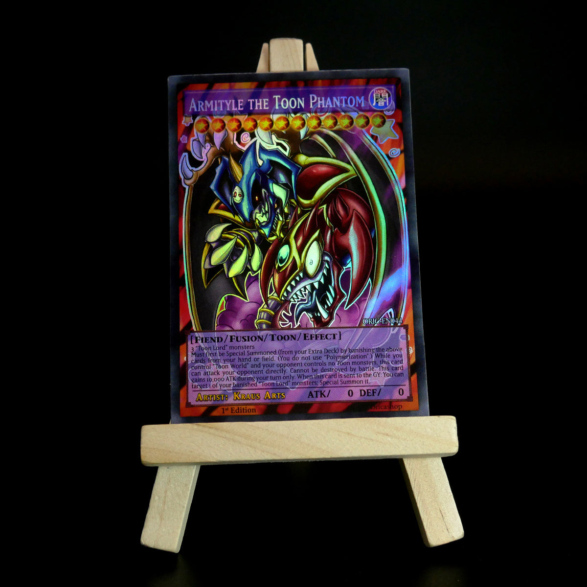 Yugioh ORICA 4x-Set: Toon Sacred Beasts (HOLO) Full-Art | Raviel Hamon Uria