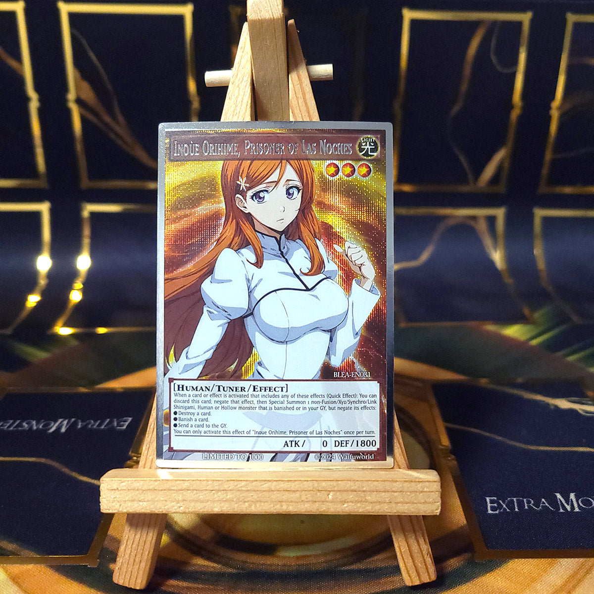 Secret Rare Full-Art - Inoue Orihime, Prisoner of Las Noches (Titanium Silver Rare)