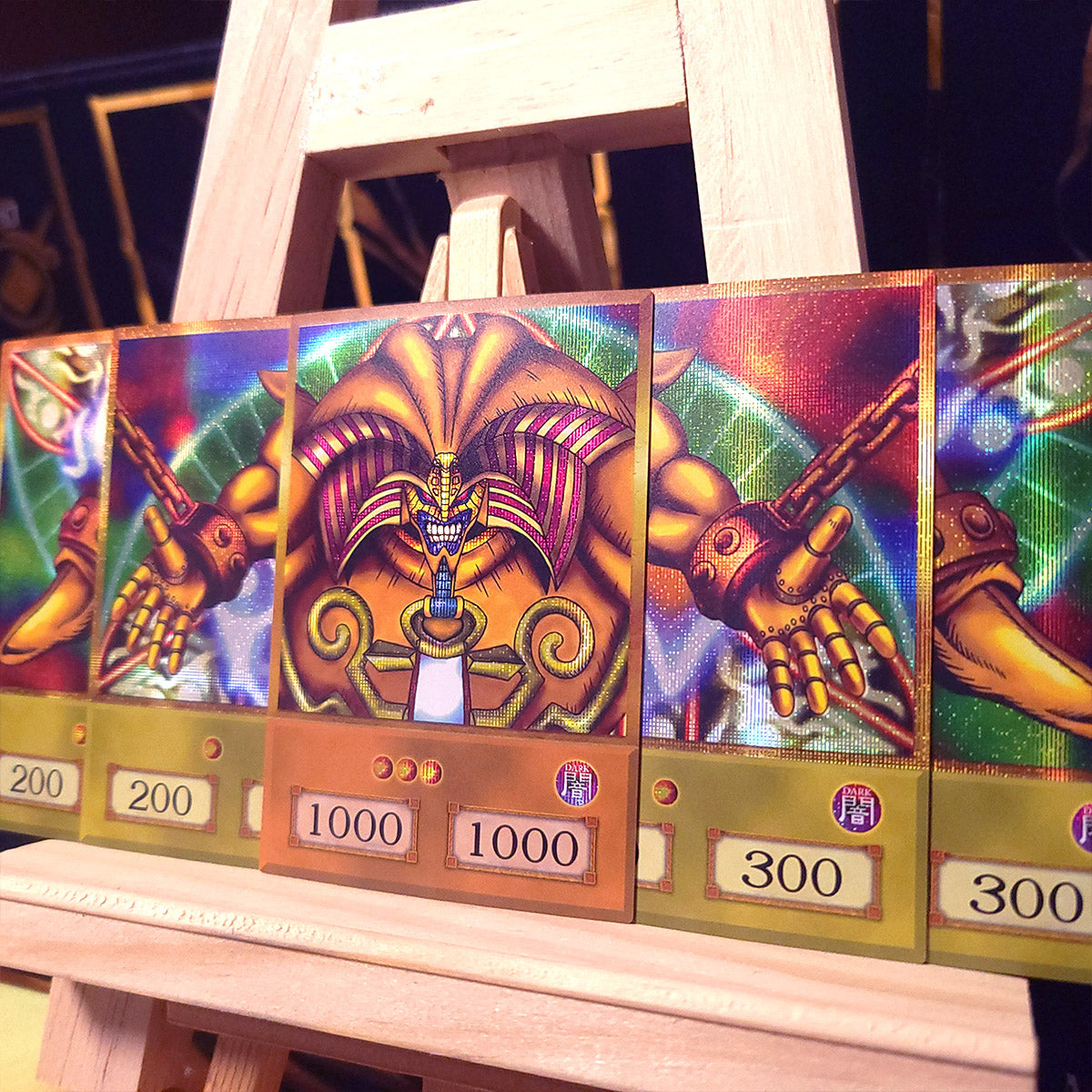 Anime Card Set - The Complete Exodia (Gold Rare)