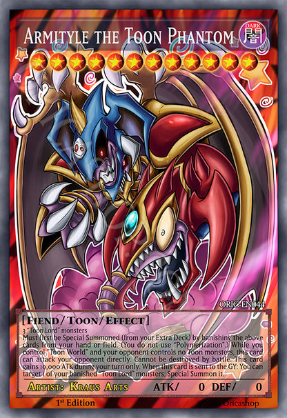 Yugioh ORICA 4x-Set: Toon Sacred Beasts (HOLO) Full-Art | Raviel Hamon Uria
