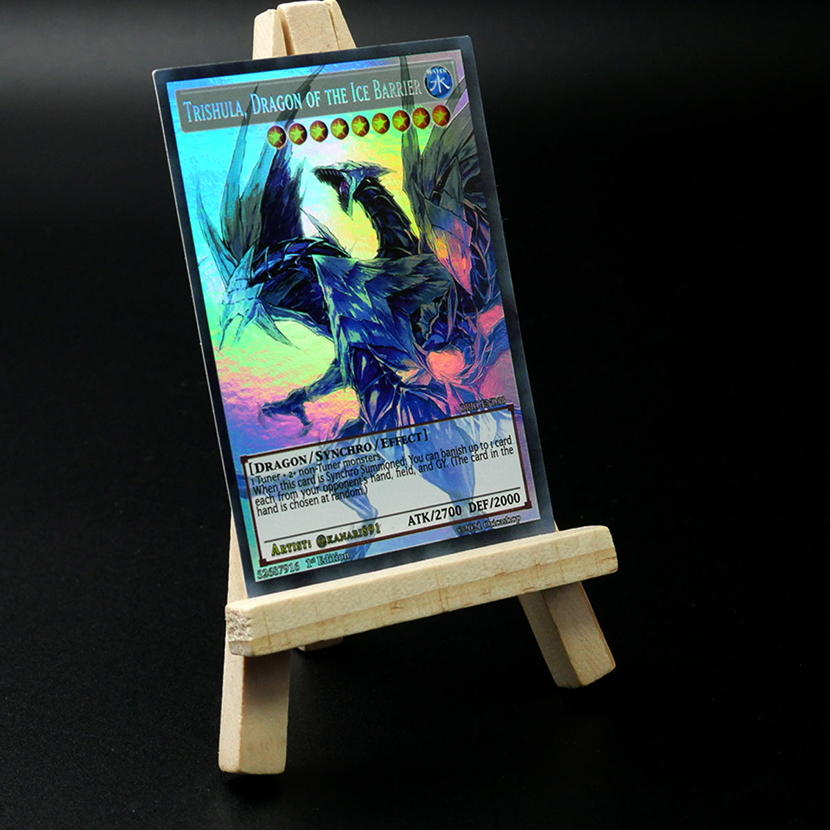 Yugioh ORICA: Trishula, Dragon of the Ice Barrier (Full-Art) | Holo Card