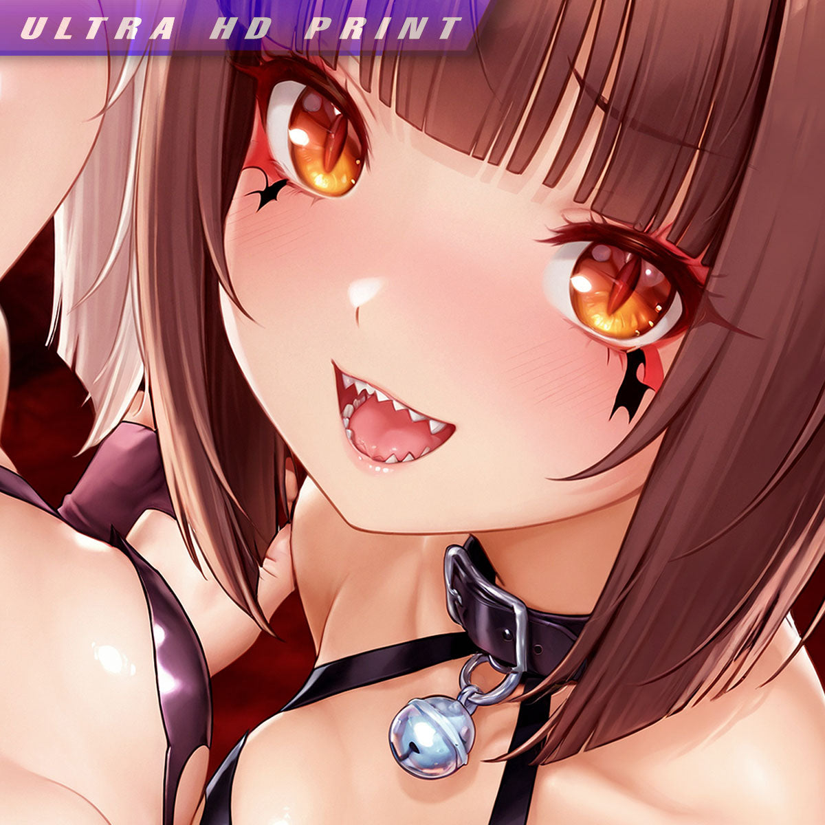 Premium Wall Scroll Poster - Nekopara - Vanilla & Chocola (Succubus Style) (90 x 60 cm)