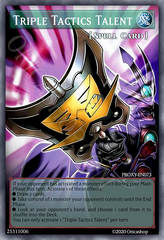 Triple Tactics Talent [Full-Art Proxy]