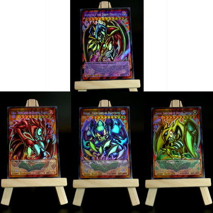 Yugioh ORICA 4x-Set: Toon Sacred Beasts (HOLO) Full-Art | Raviel Hamon Uria