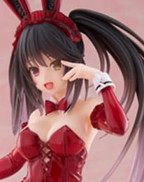 Date A Live V PVC Statue Desktop Cute Figure Kurumi Tokisaki Bunny Ver. 13 cm