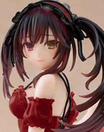Date A Live V PVC Statue Desktop Cute Figure Kurumi Tokisaki Nightwear Ver. Renewal 13 cm