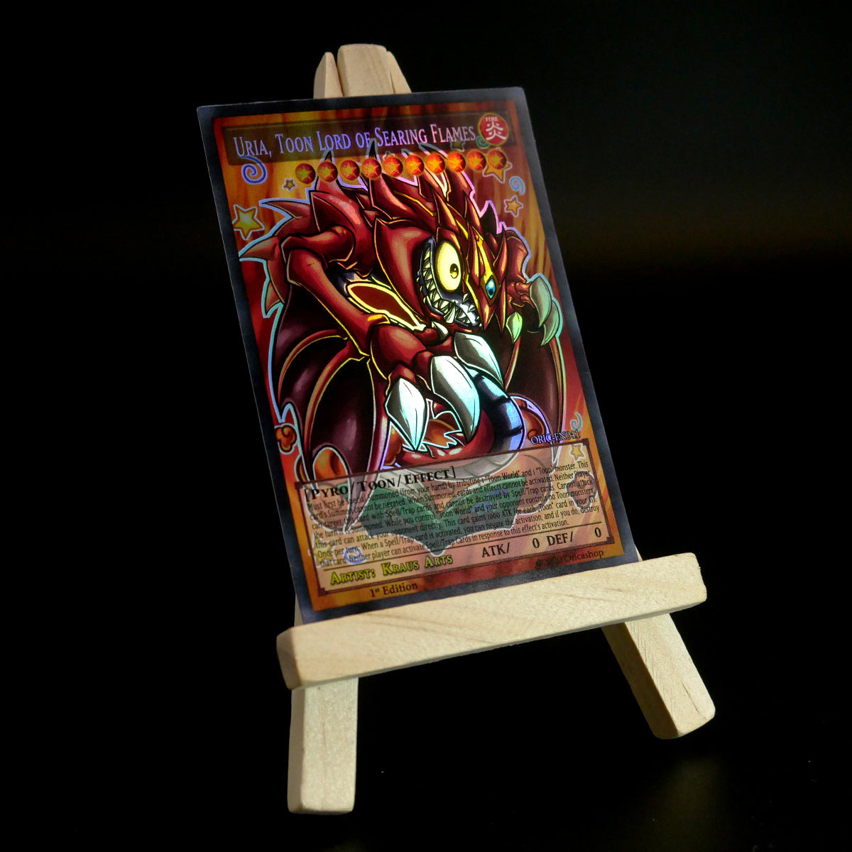 Yugioh ORICA 4x-Set: Toon Sacred Beasts (HOLO) Full-Art | Raviel Hamon Uria