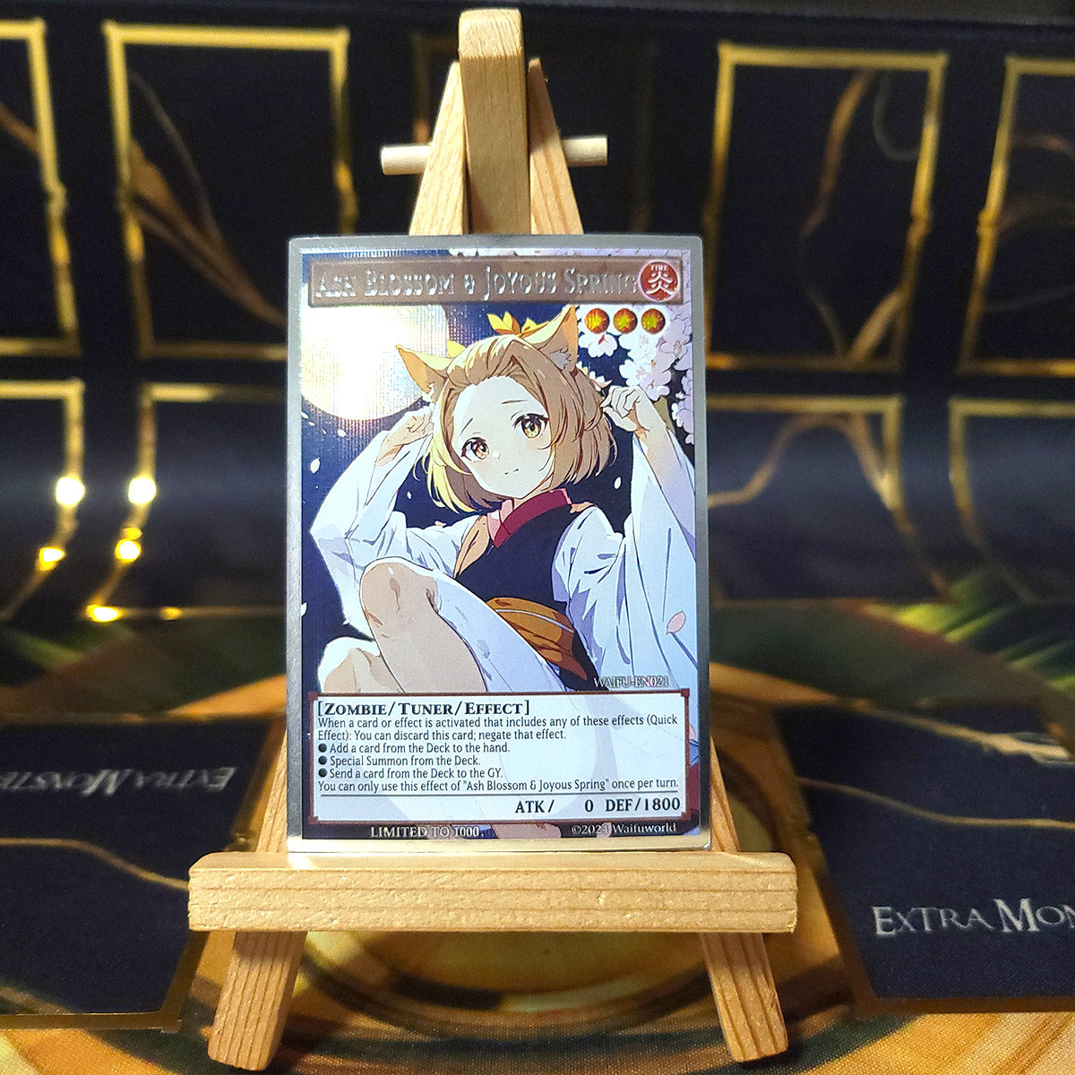 Secret Rare Full-Art - Ash Blossom & Joyous Spring (Titanium Silver Rare)