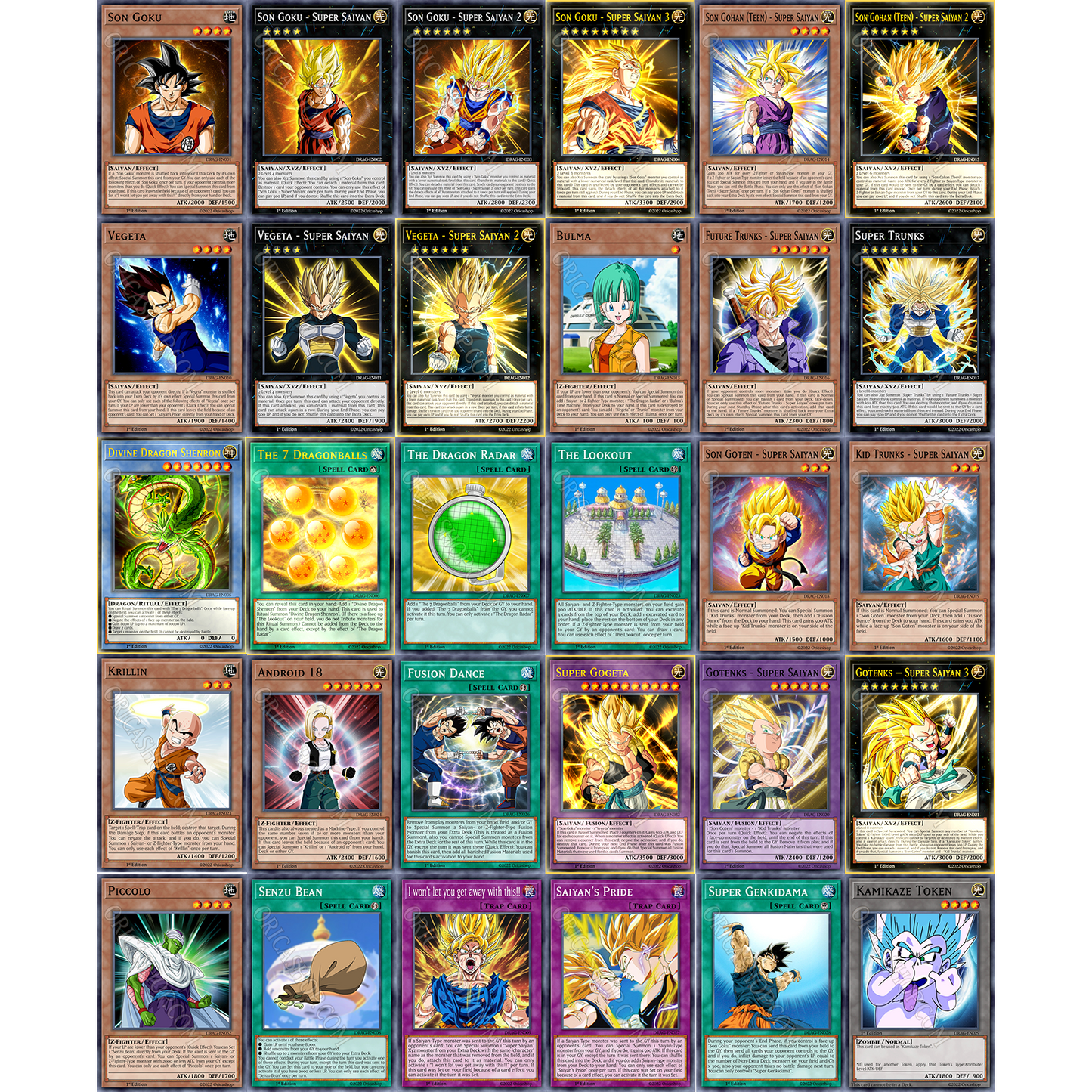YGO X DBZ - Z-Fighter Deck
