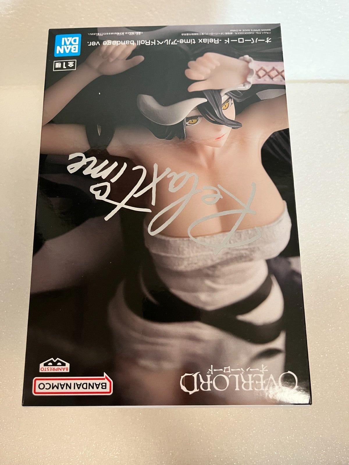Albedo Figure Banpresto Overlord Relax Time Albedo Roll Bandage Ver. NEW