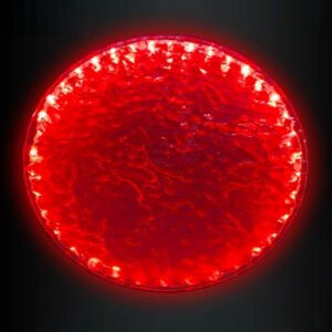 LED  Light-Up Display Stand for Action Figures – 15cm Circular Base Red