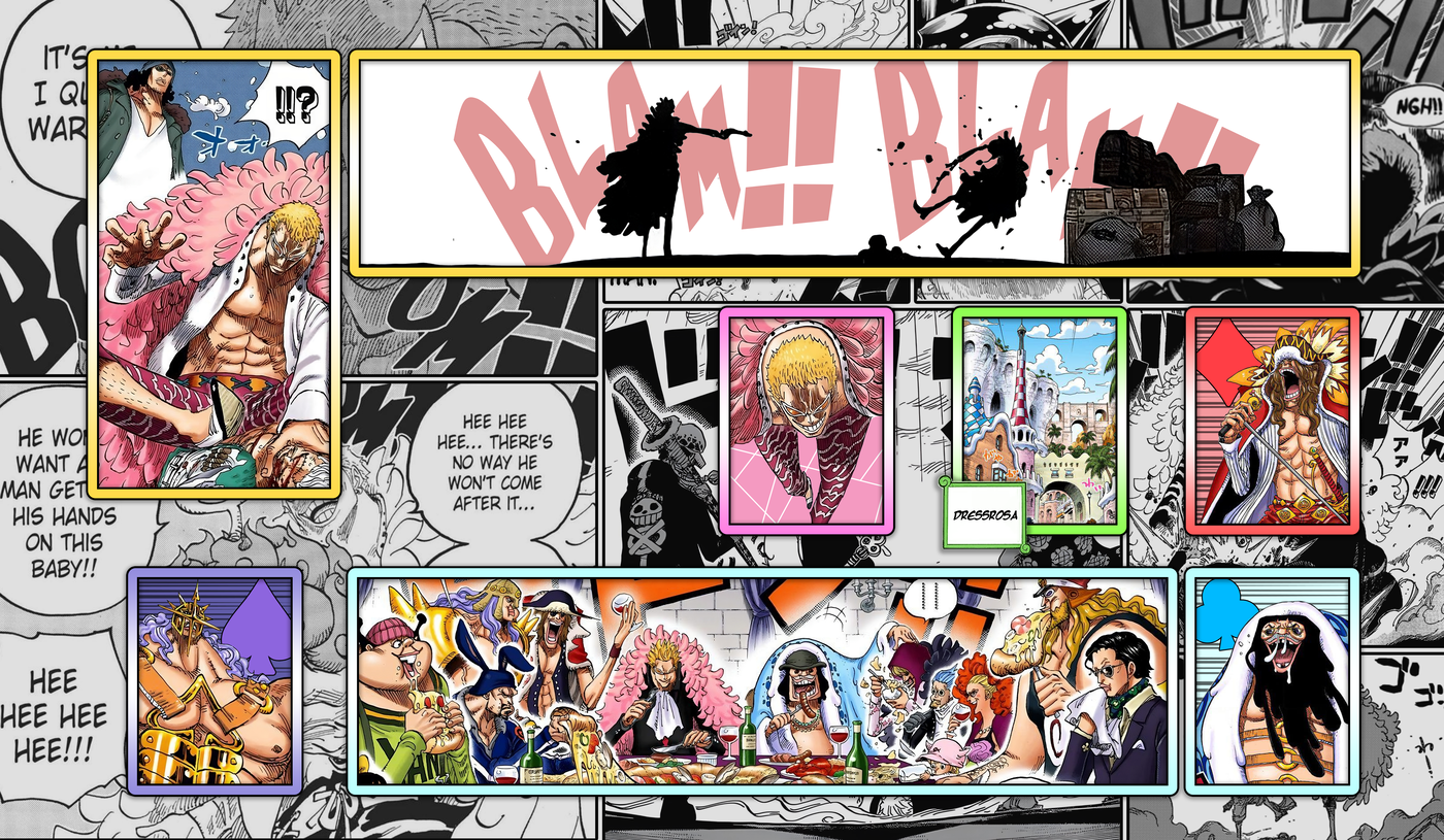 One Piece Playmat Doflamingo