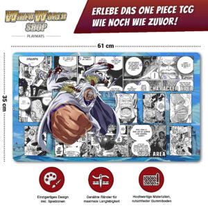 One Piece Playmat Monkey D.Garp (Design #1)