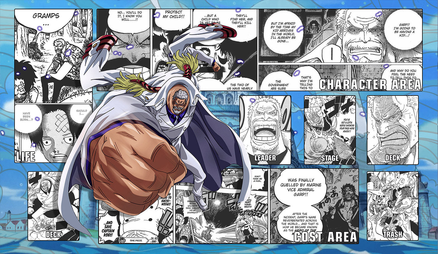 One Piece Playmat Monkey D.Garp (Design #1)