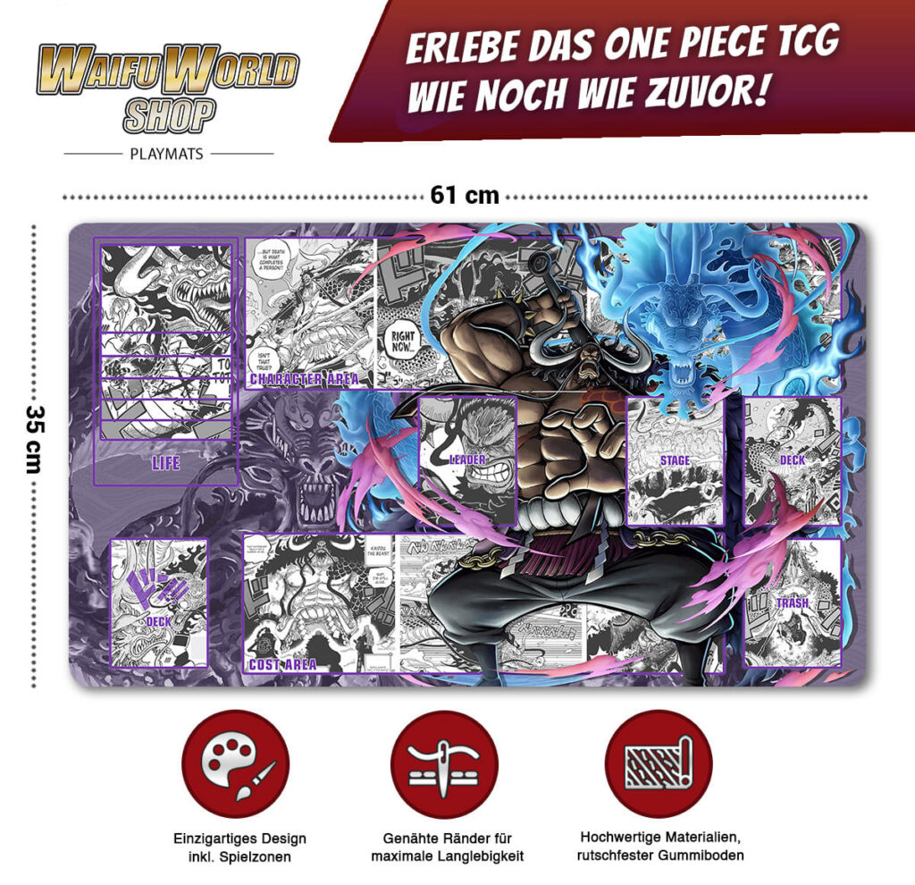 One Piece Playmat Kaido