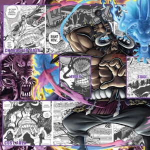 One Piece Playmat Kaido