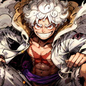 One Piece – Luffy / Ruffy (Gear 5) Mousepad / Playmat