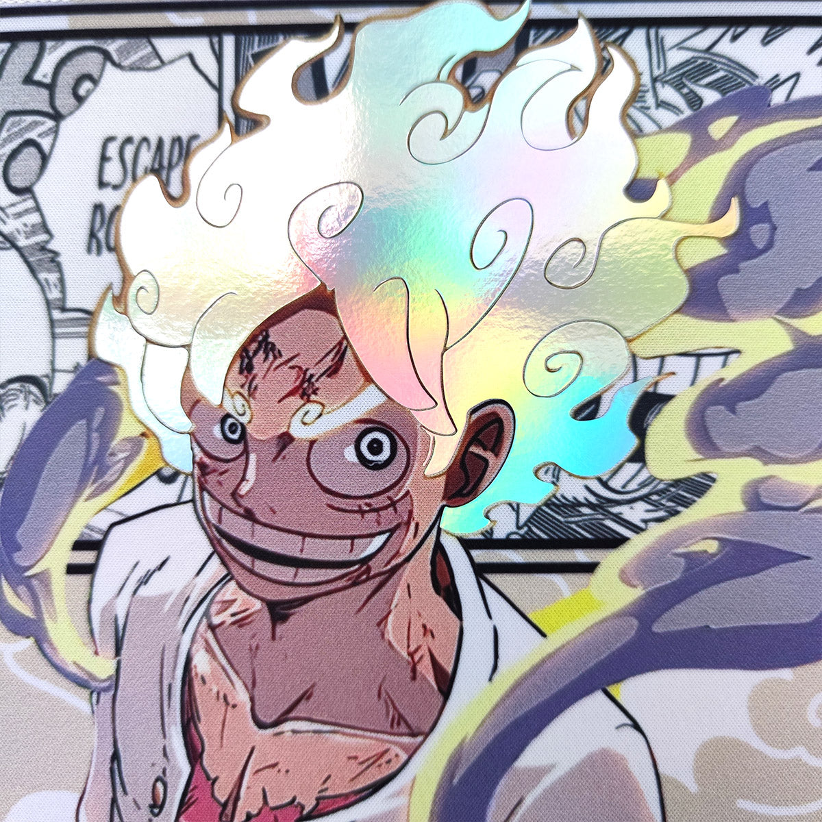 One Piece Playmat Luffy / Ruffy (Gear 5) (Holo Foiling)