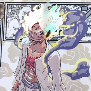 One Piece Playmat Luffy / Ruffy (Gear 5) (Holo Foiling)