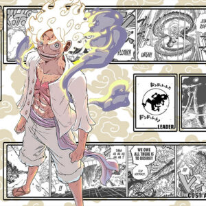 One Piece Playmat Luffy / Ruffy (Gear 5) (Holo Foiling)