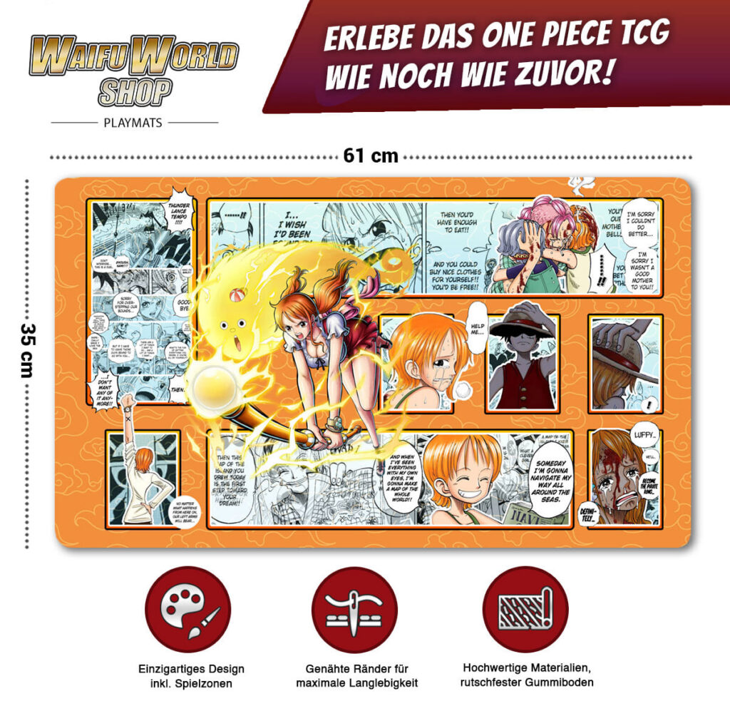 One Piece Playmat Nami (Design #2)