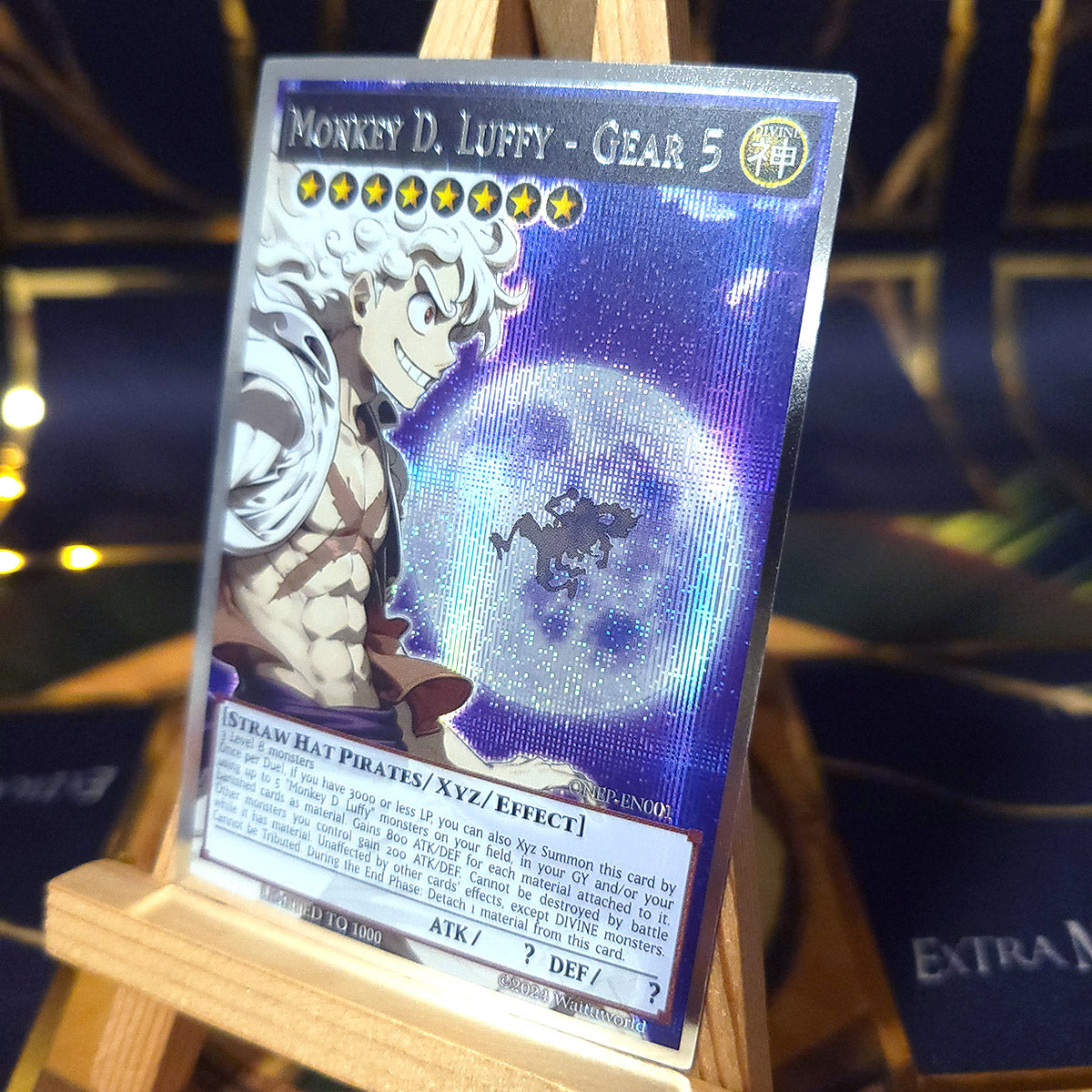 Secret Rare Full-Art – Monkey D. Luffy/Ruffy  (Gear 5) (Titanium Silver Rare)