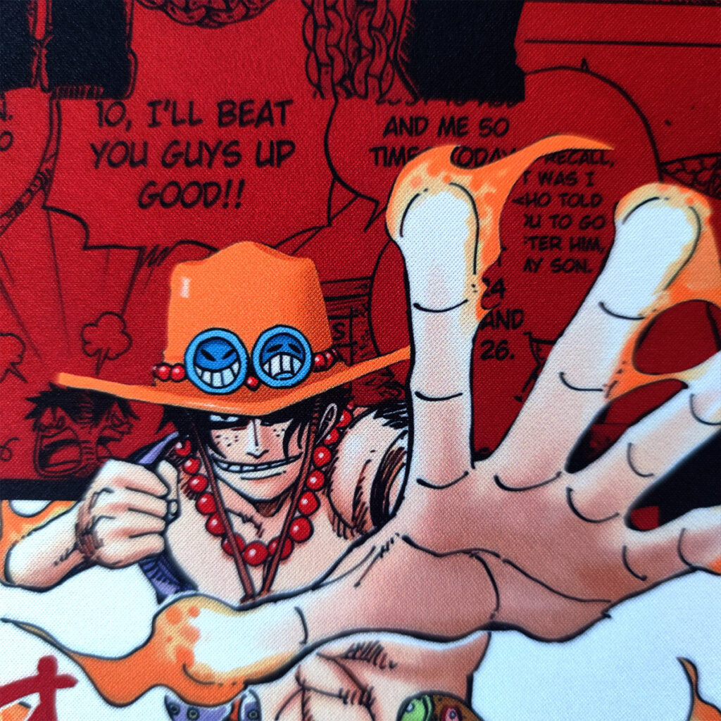 One Piece Playmat Portgas D. Ace