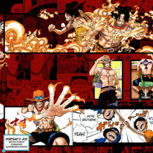 One Piece Playmat Portgas D. Ace