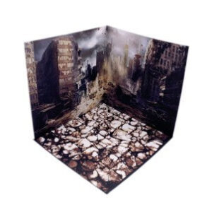 Diorama Background Apocalypse – Scene Display Photo Backdrop for Action Figures and Models