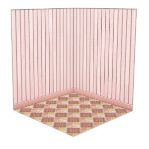 Diorama Background Sweet – Scene Display Photo Backdrop for Action Figures and Models