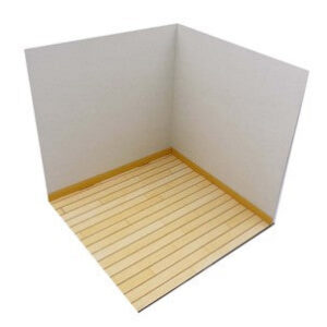 Diorama Background White – Scene Display Photo Backdrop for Action Figures and Models
