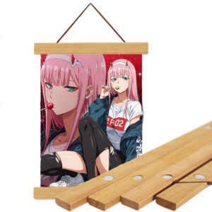 Magnetic Wooden Poster Frame for Wall Scrolls (60 cm)