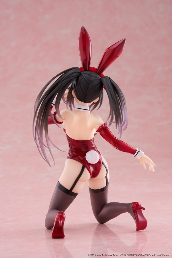 Date A Live V PVC Statue Desktop Cute Figure Kurumi Tokisaki Bunny Ver. 18.5 cm