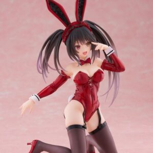 Date A Live V PVC Statue Desktop Cute Figure Kurumi Tokisaki Bunny Ver. 18.5 cm
