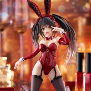 Date A Live V PVC Statue Desktop Cute Figure Kurumi Tokisaki Bunny Ver. 18.5 cm