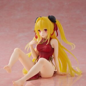 To Love Ru Darkness PVC Statue Desktop Cute Figure Golden Darkness (Chinese Dress Ver.) 13 cm