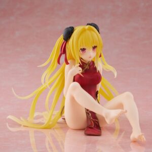 To Love Ru Darkness PVC Statue Desktop Cute Figure Golden Darkness (Chinese Dress Ver.) 13 cm